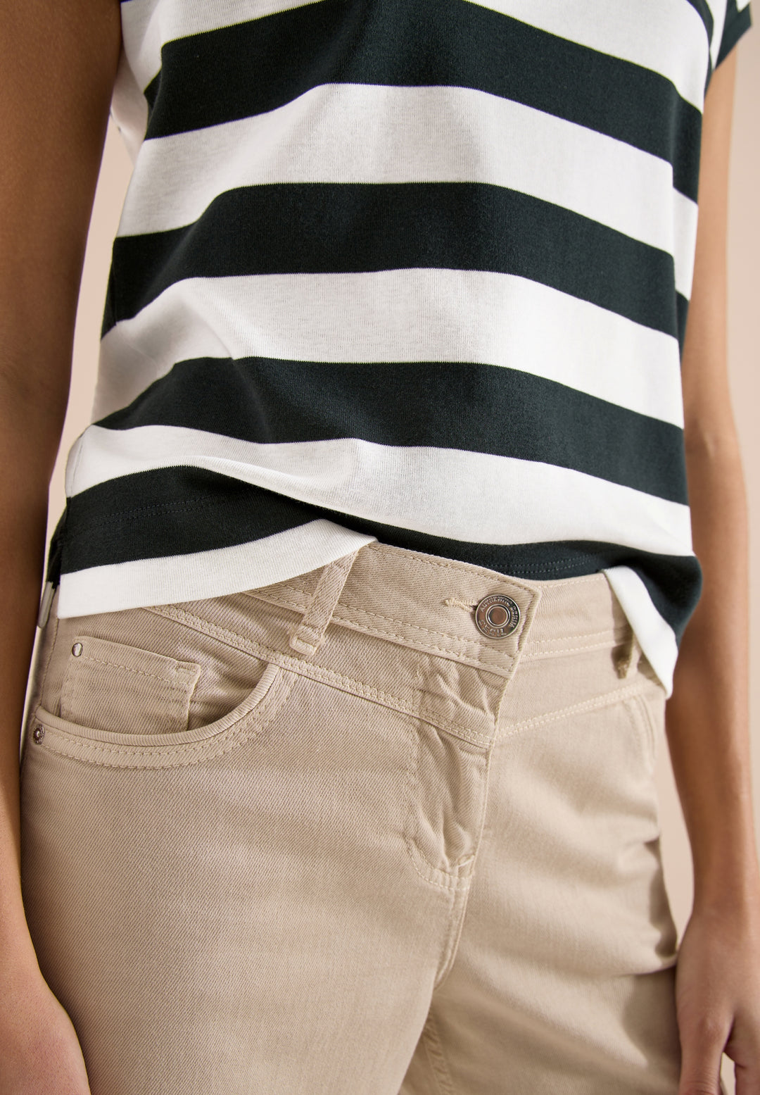 TOS Striped Be Kind FP Shirt, palm breeze green 37672 Bild 7