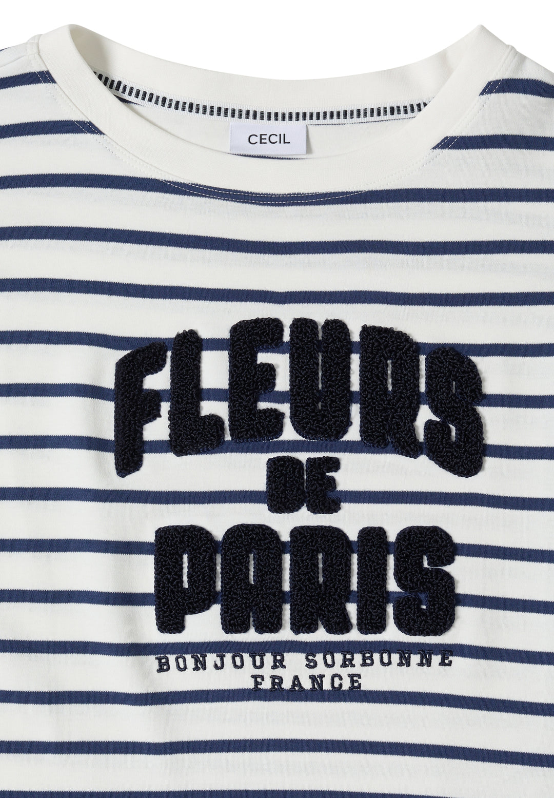 TOS Striped Fleurs FP Shirt, universal blue 35512 Bild 2