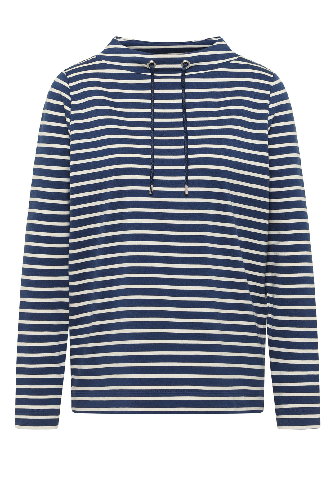 TOS Striped Funnel Neck, sporty denim blue 27473 Bild 1
