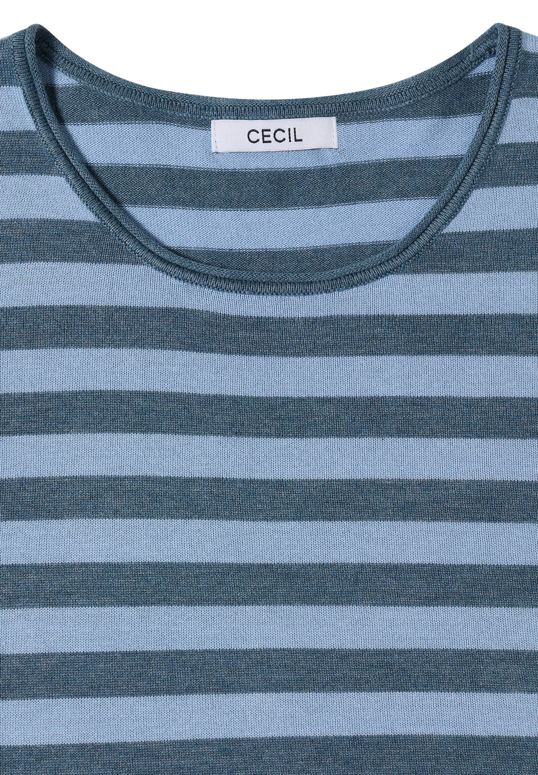 TOS_Striped Roundneck, easy blue 27901 Bild 2