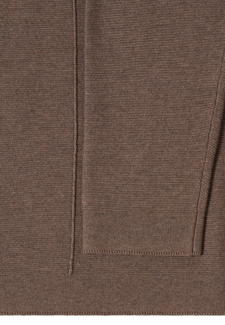 TOS_Structured V-neck, coffee taupe 17412 Bild 2