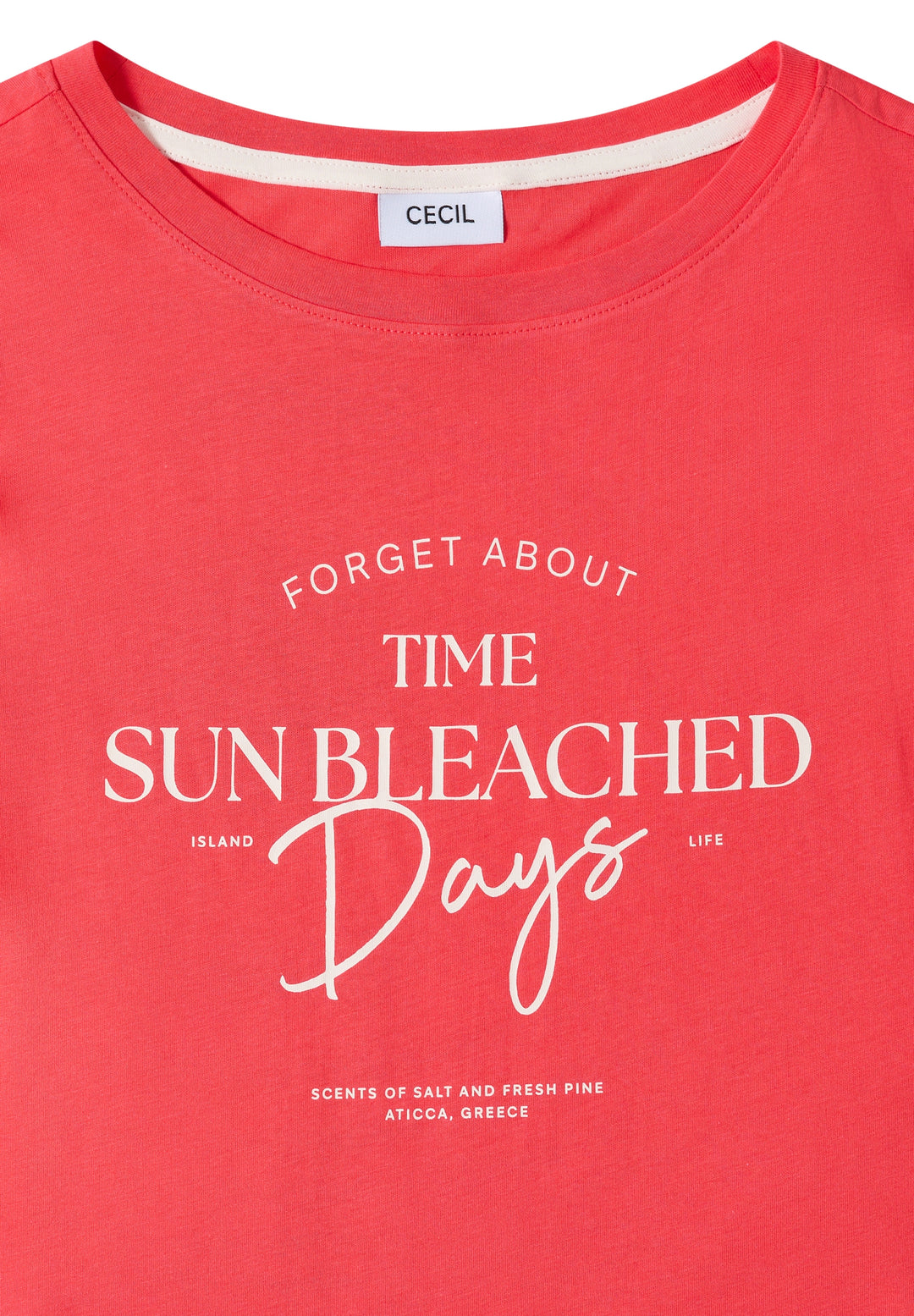 TOS Sun Bleached Days FP Shirt, coral 27762 Bild 2