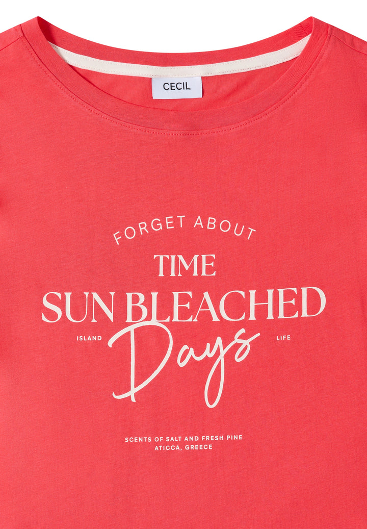 TOS Sun Bleached Days FP Shirt, coral 27762 Bild 2