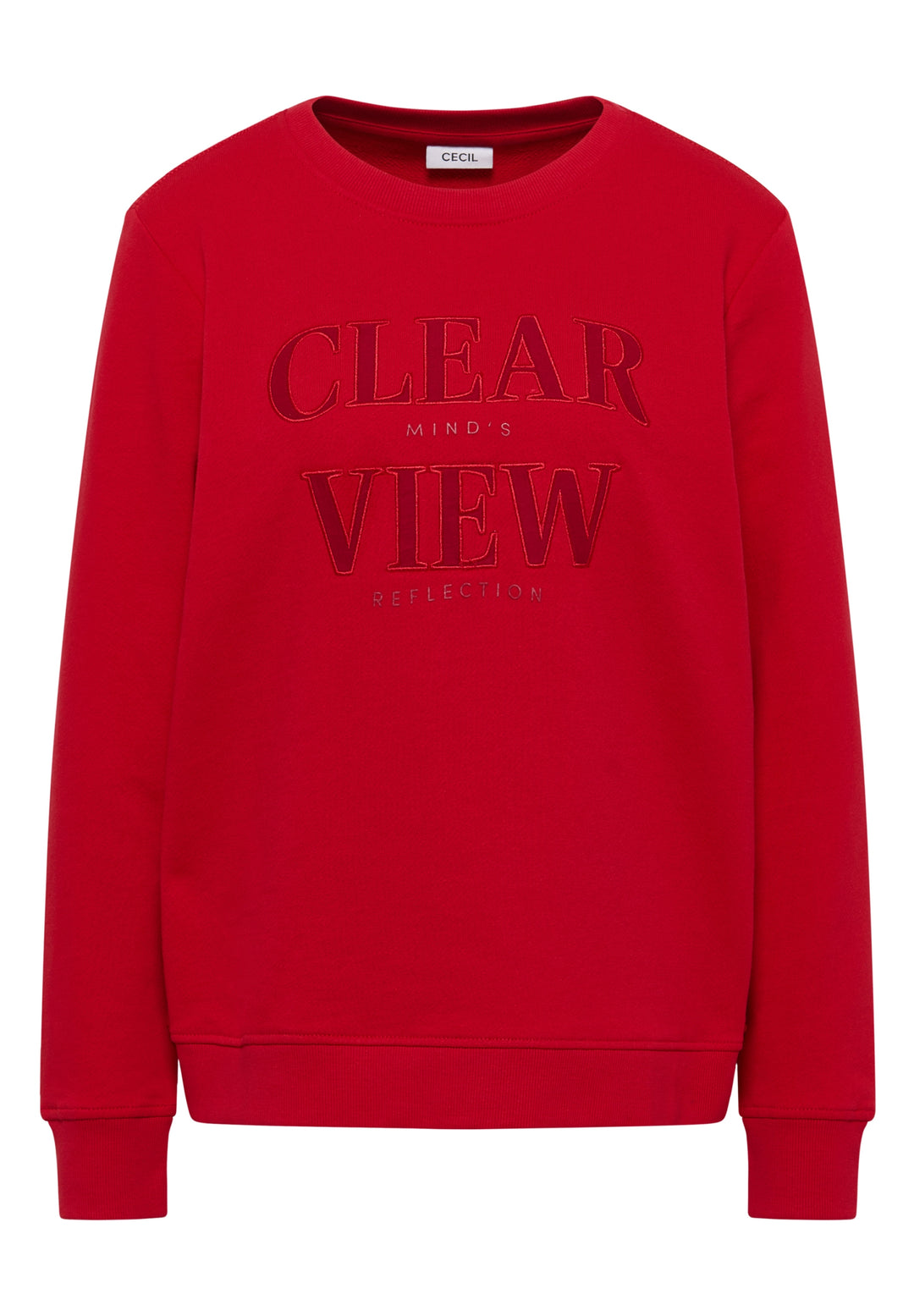 TOS_Sweatshirt w. Chest Artwor, fiery red 36953 Bild 1