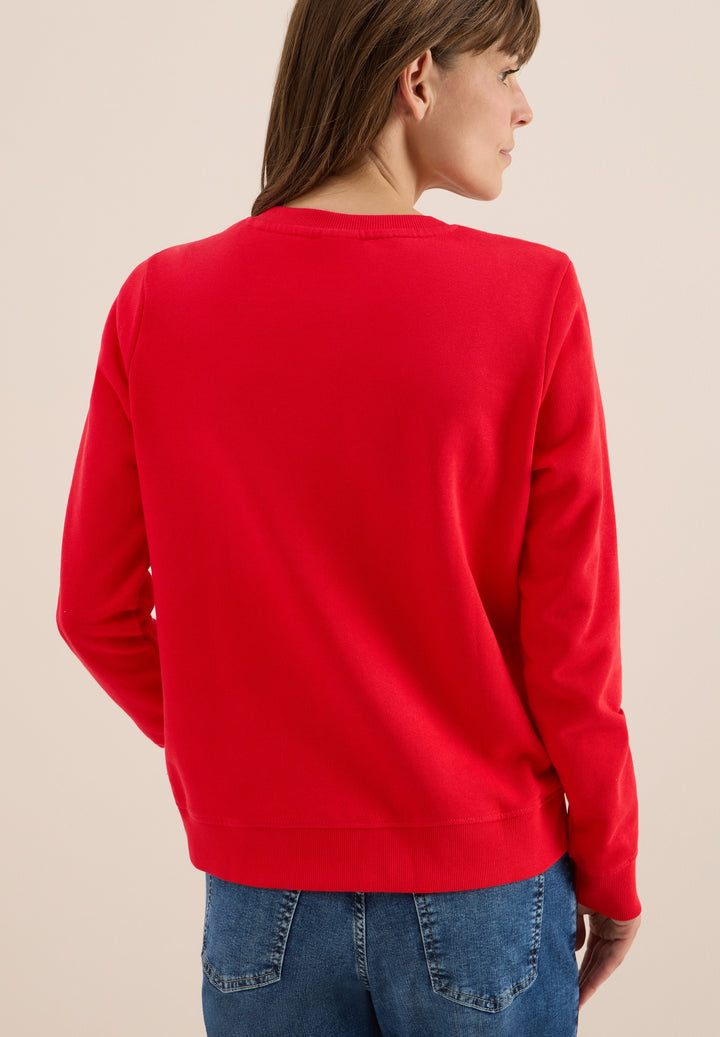 TOS_Sweatshirt w. Chest Artwor, fiery red 36953 Bild 4