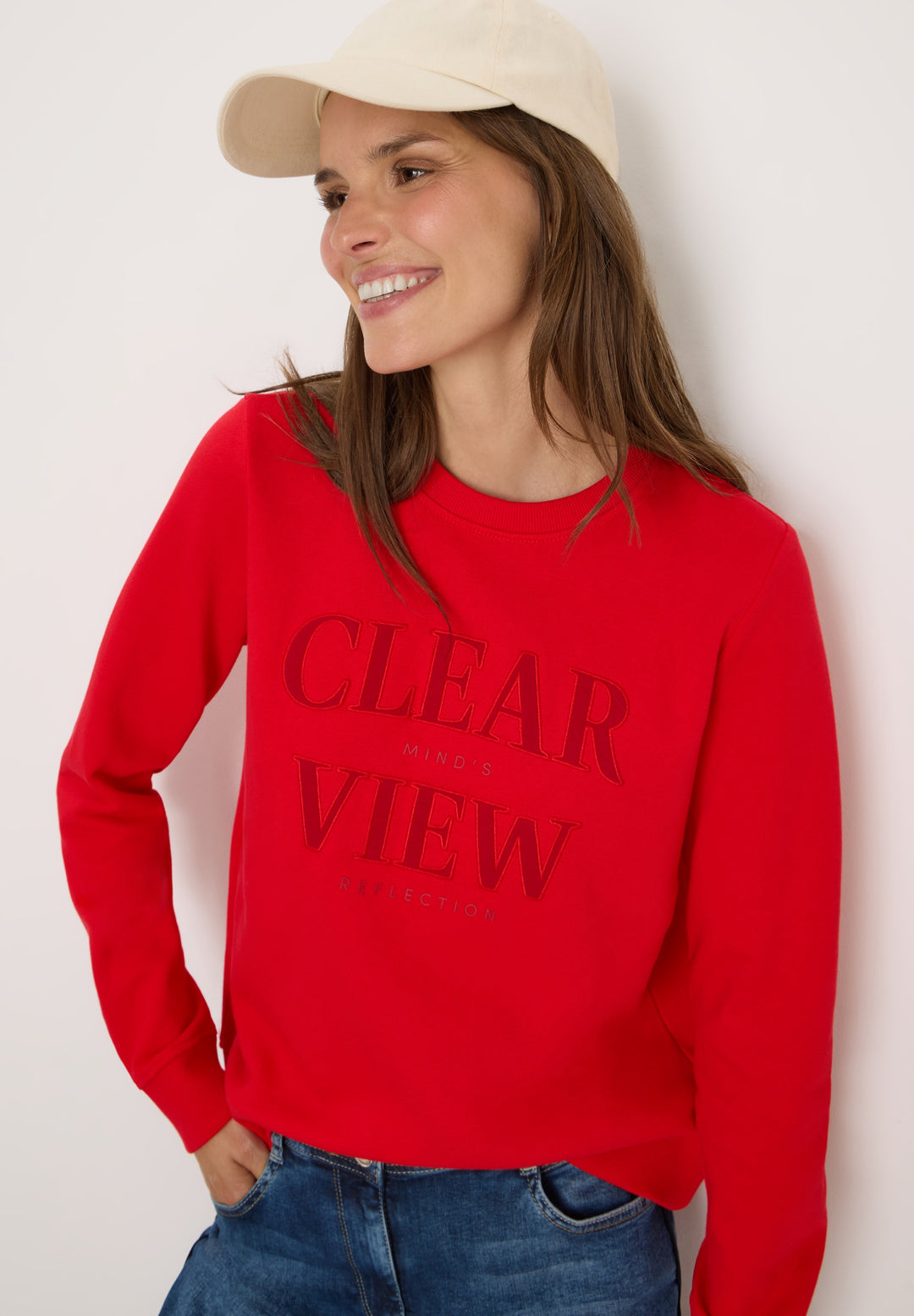 TOS_Sweatshirt w. Chest Artwor, fiery red 36953 Bild 6