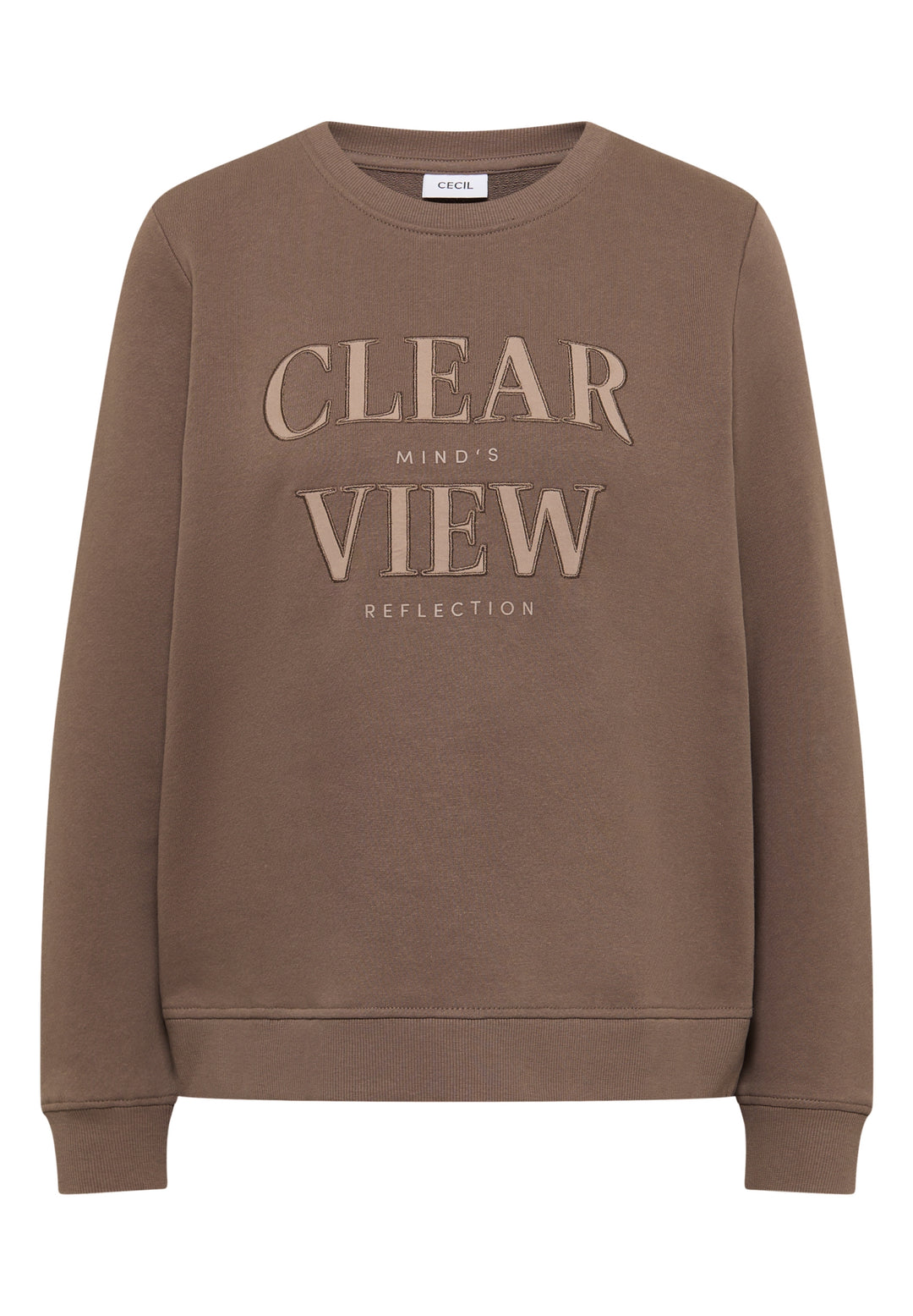 TOS_Sweatshirt w. Chest Artwor, cocoa taupe 37188 Bild 1