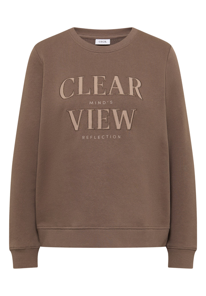 TOS_Sweatshirt w. Chest Artwor, cocoa taupe 37188 Bild 1