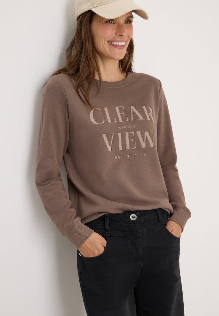 TOS_Sweatshirt w. Chest Artwor, cocoa taupe 37188 Bild 3