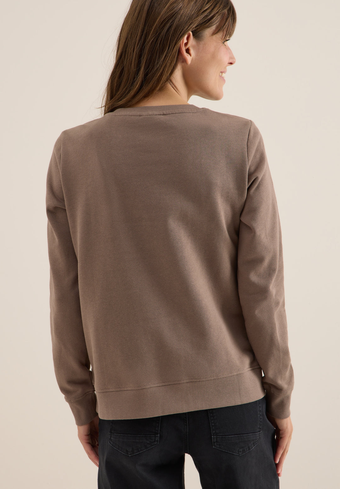 TOS_Sweatshirt w. Chest Artwor, cocoa taupe 37188 Bild 4