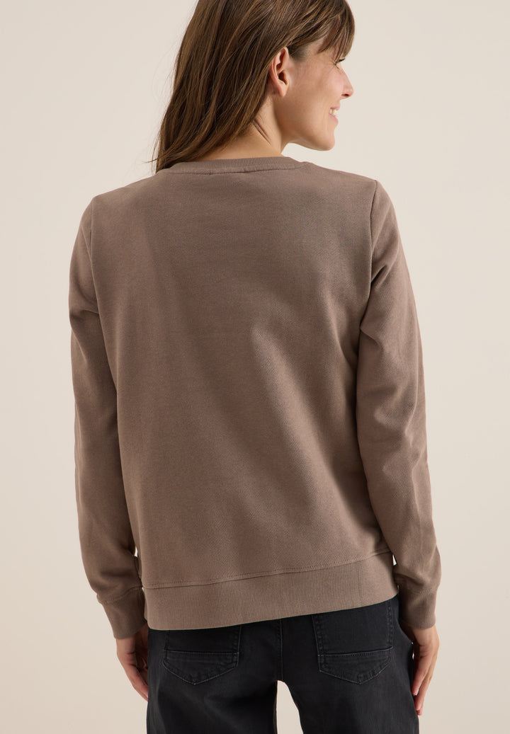 TOS_Sweatshirt w. Chest Artwor, cocoa taupe 37188 Bild 4