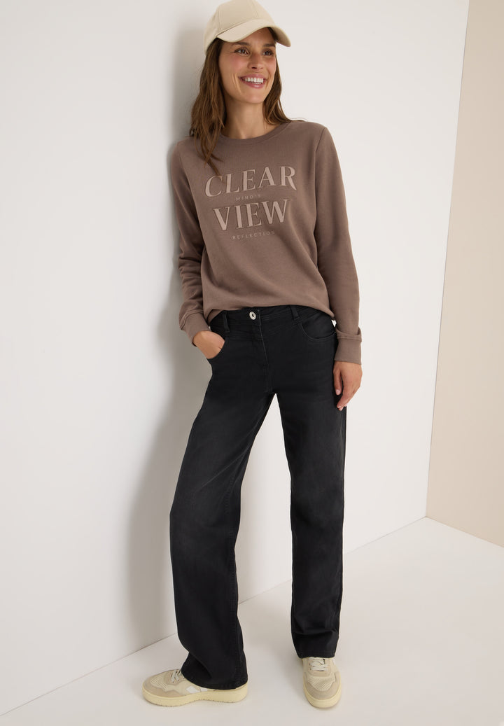 TOS_Sweatshirt w. Chest Artwor, cocoa taupe 37188 Bild 5