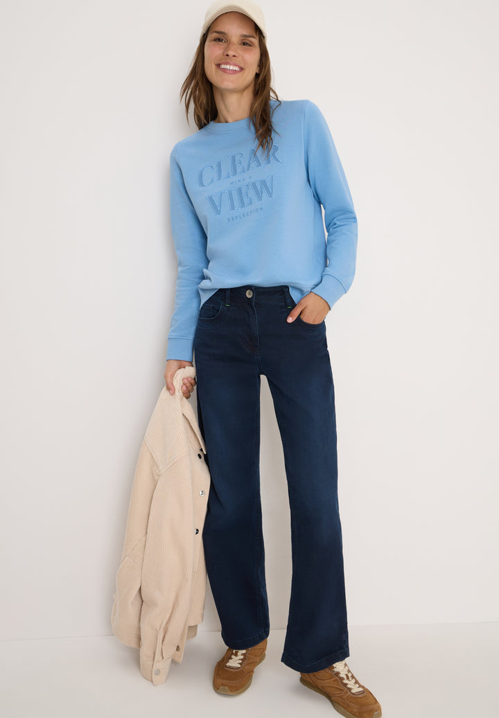 TOS_Sweatshirt w. Chest Artwor, sporty light blue 37339 Bild 5