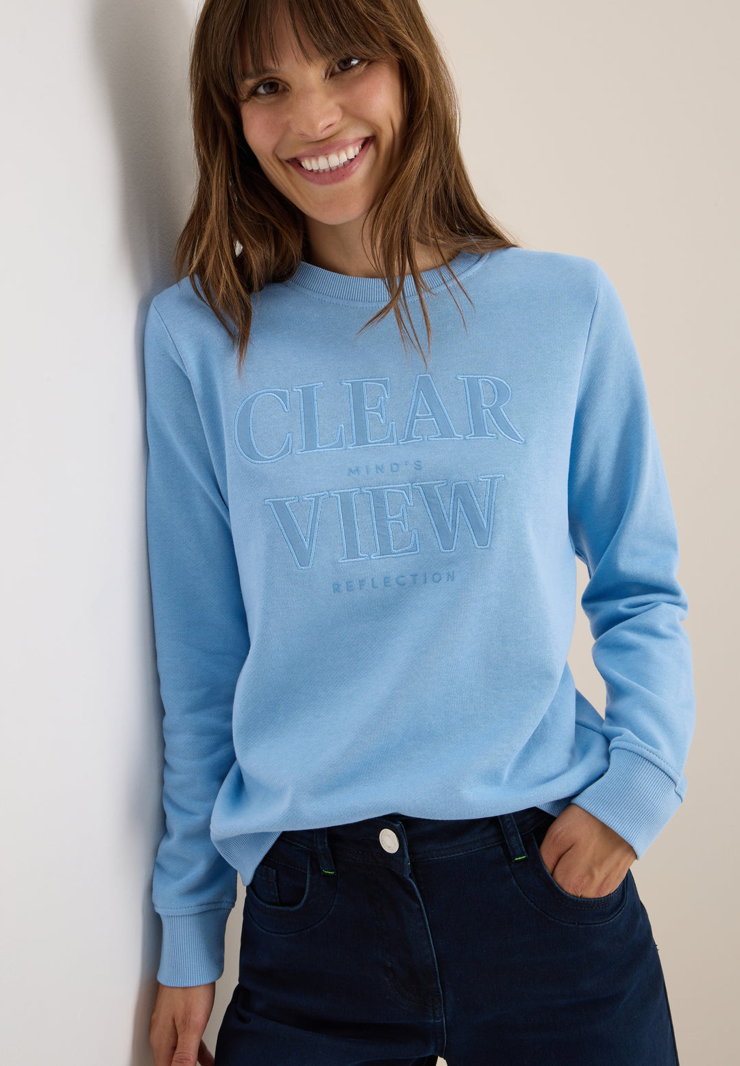 TOS_Sweatshirt w. Chest Artwor, sporty light blue 37339 Bild 6