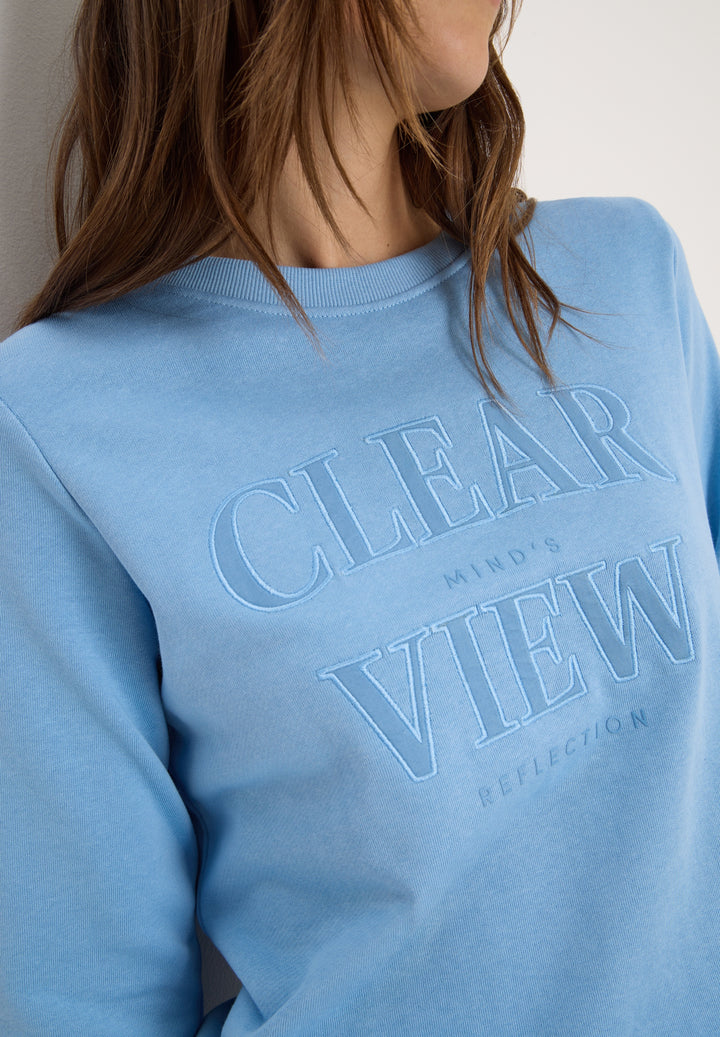 TOS_Sweatshirt w. Chest Artwor, sporty light blue 37339 Bild 7