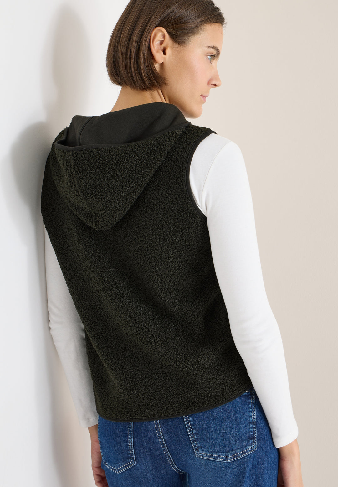 TOS Teddy Troyer Vest With Hoo, raw khaki 17406 Bild 4