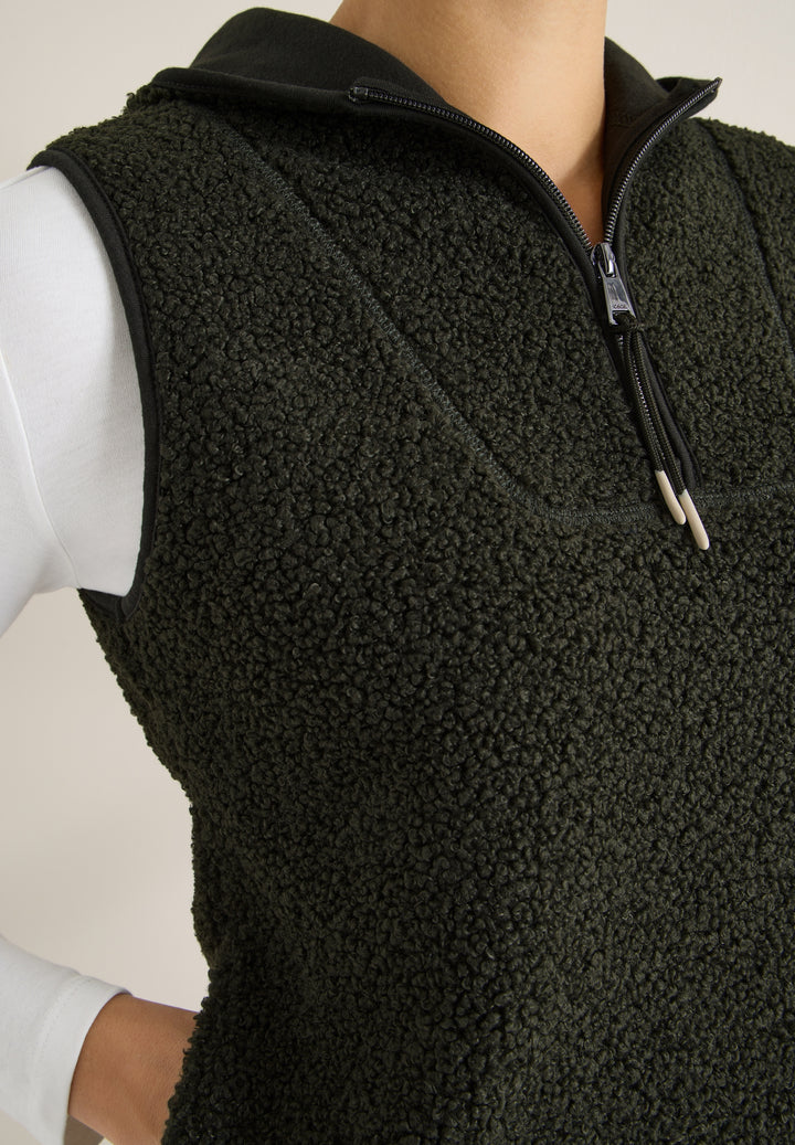 TOS Teddy Troyer Vest With Hoo, raw khaki 17406 Bild 7