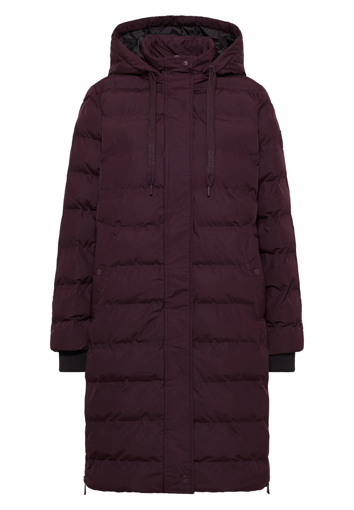 TOS Welded Long Coat, dark plum 16544 Bild 1