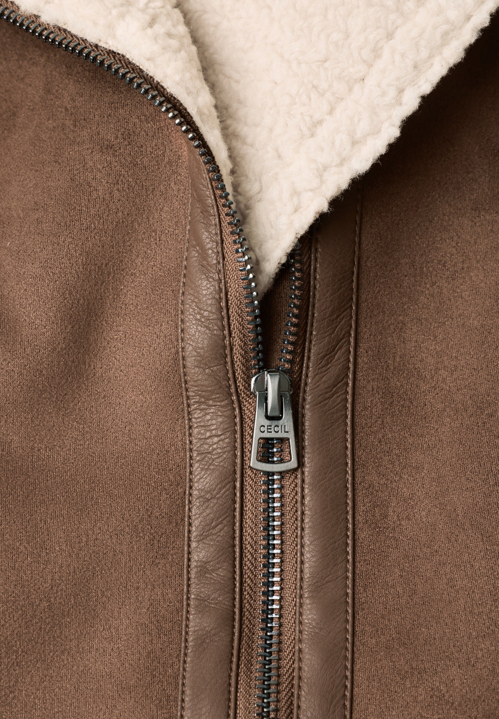 Velour Mix Jacket, mocha brown 27840 Bild 2