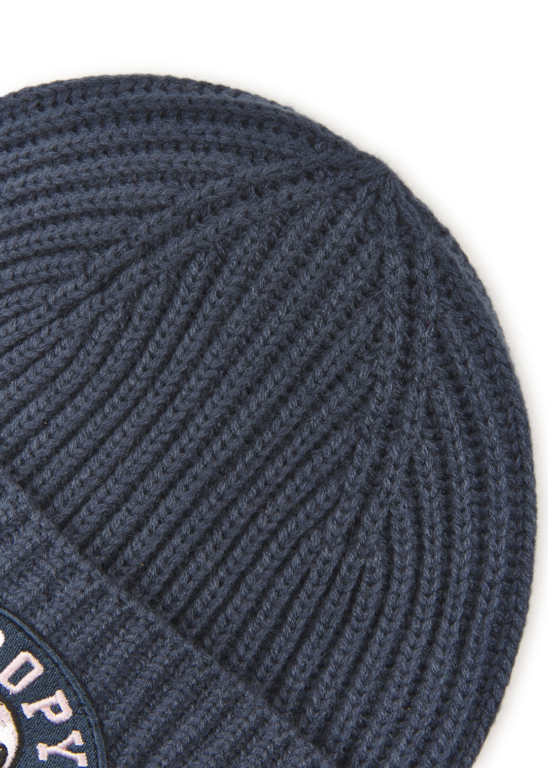 KNITTED HAT POLYACRYL/WOOL SNOOPY BADGE blau-25X22CM, blau BLU3 Bild 1