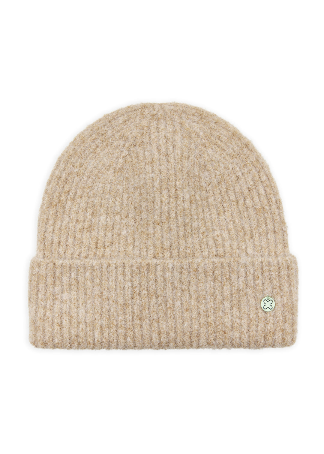 KNITTED HAT POLYESTER MIX SOLID beige-22X26CM, beige BEI2 Bild 1