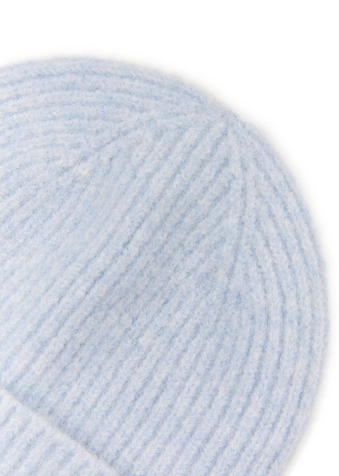 KNITTED HAT POLYESTER MIX SOLID blau-22X26CM, blau BLU1 Bild 1