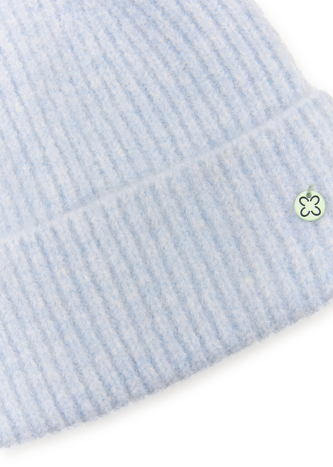 KNITTED HAT POLYESTER MIX SOLID blau-22X26CM, blau BLU1 Bild 2