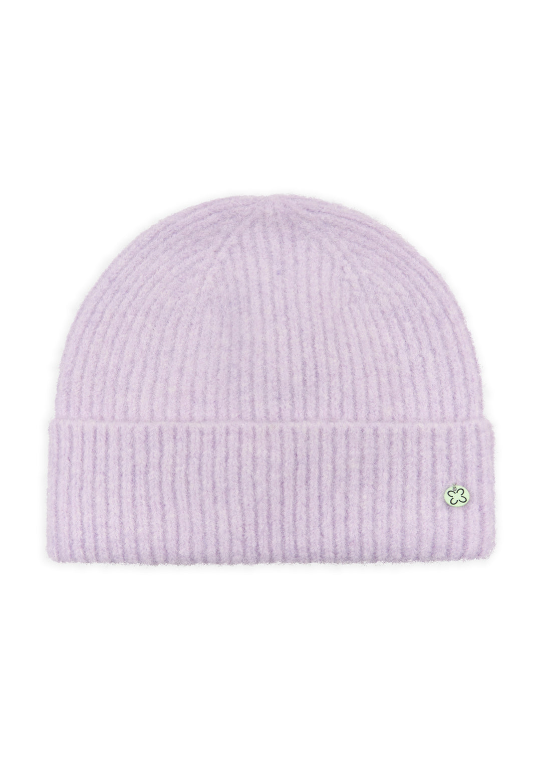 KNITTED HAT POLYESTER MIX SOLID lila-22X26CM, lila LIL1 Bild 1