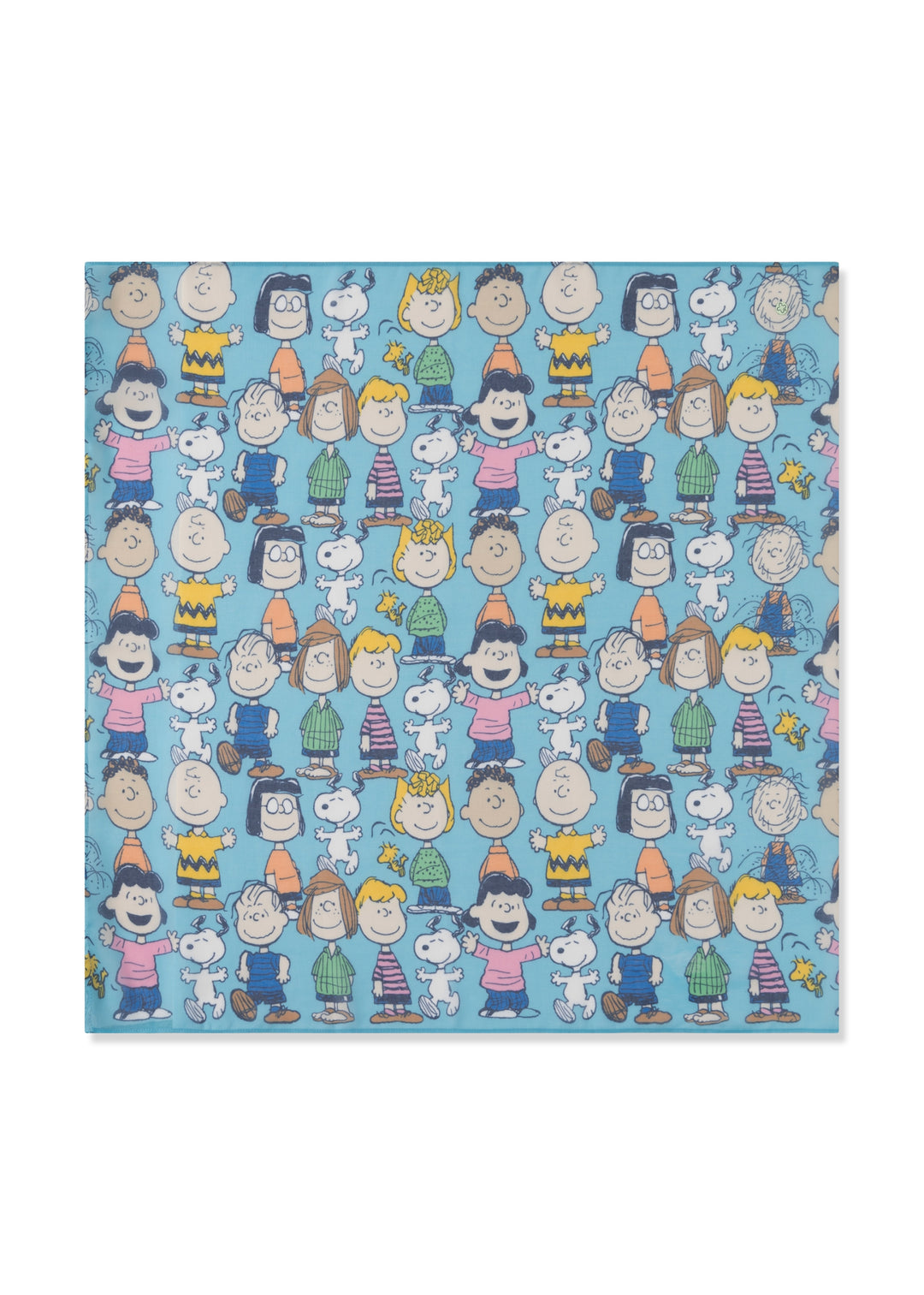 LOOP RECYCLED POLYESTER PEANUTS CHARACTERS blau-2X80X70CM, blau BLU1 Bild 2