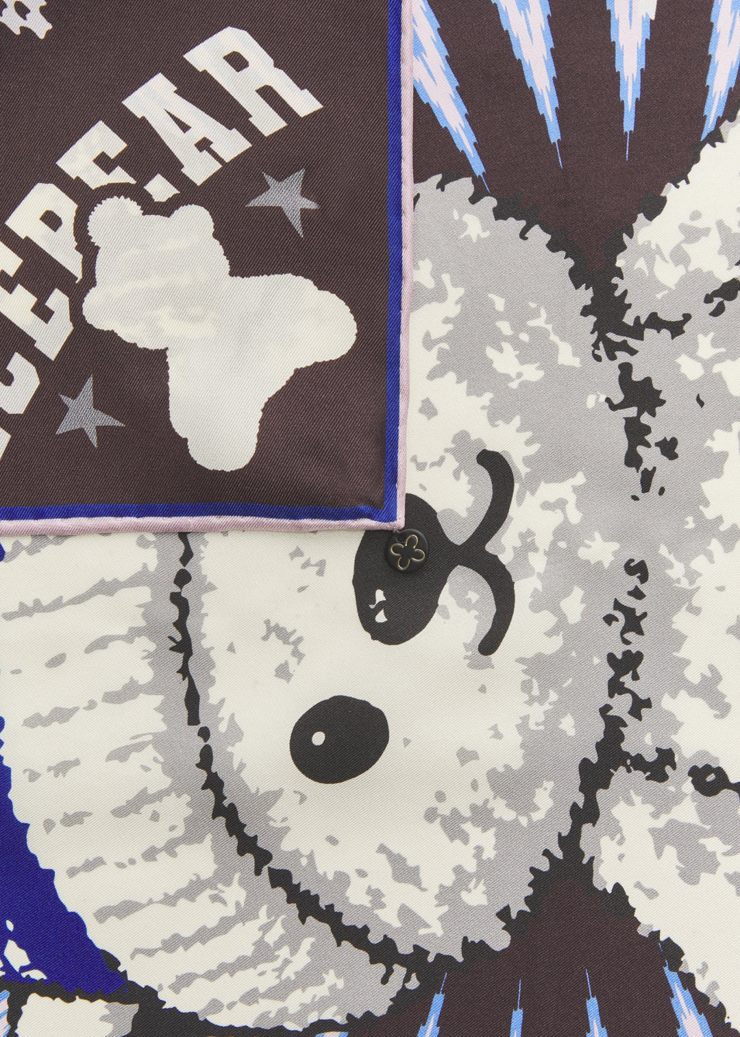 PRINTED NICKI ICEBEAR rot-53X53CM, rot RED3 Bild 3