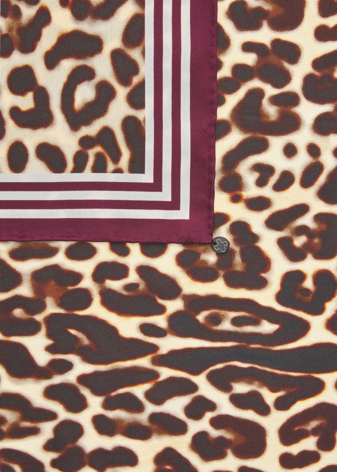 PRINTED NICKI SILK LEPARD kamel-53X53CM, kamel CAM2 Bild 1