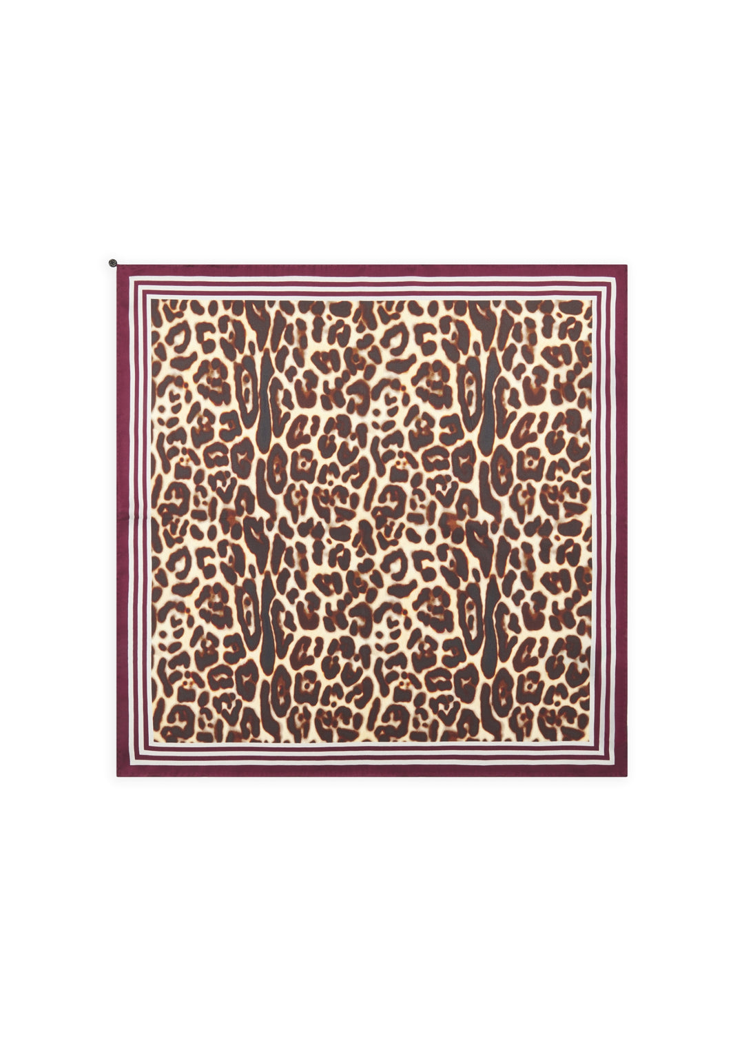 PRINTED NICKI SILK LEPARD kamel-53X53CM, kamel CAM2 Bild 2