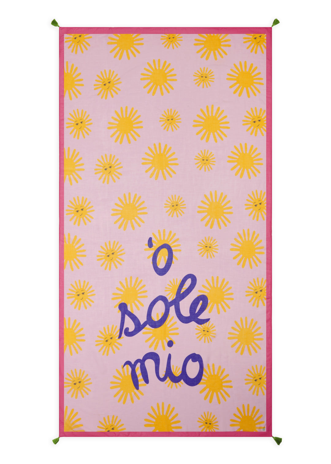 PRINTED SCARF MODAL/COTTON SUNS ALLOVER WITH QUOTE lila-100X180CM, lila LIL1 Bild 2