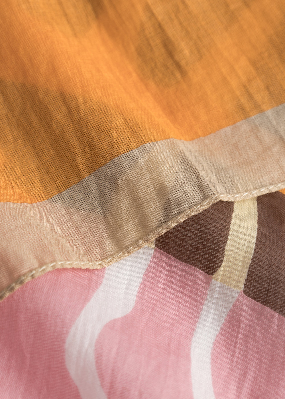 PRINTED SCARF ORGANIC COTTON SEA SHELL beige-90X180CM, beige BEI2 Bild 2