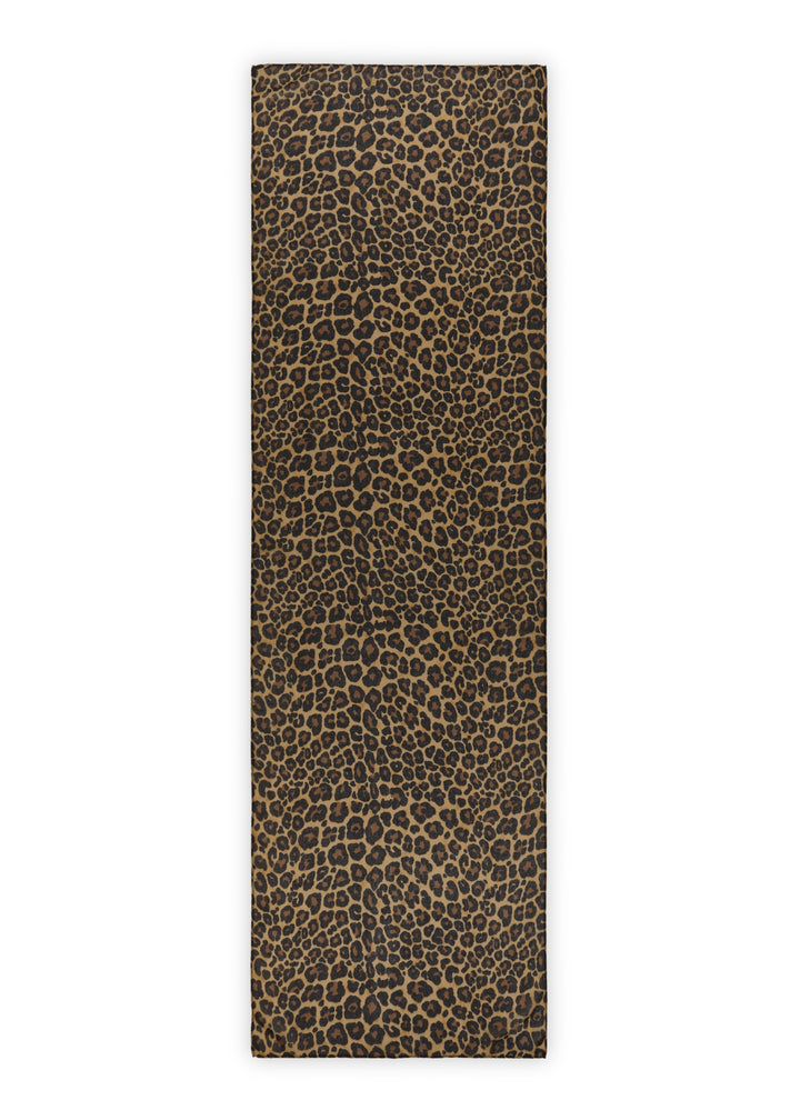PRINTED SCARF POLYESTER LEOPARD braun-55X180CM, braun BRO2 Bild 2