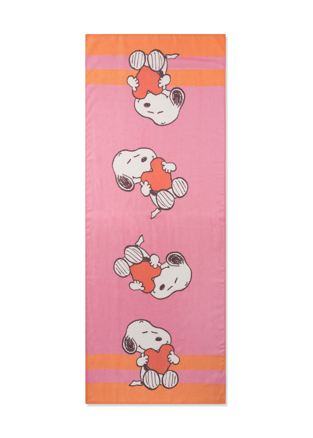 PRINTED SCARF RECYCLED POLYESTER SNOOPY  pink-70X180CM, pink PIN1 Bild 2