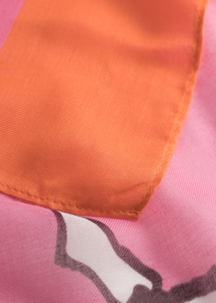 PRINTED SCARF RECYCLED POLYESTER SNOOPY  pink-70X180CM, pink PIN1 Bild 3