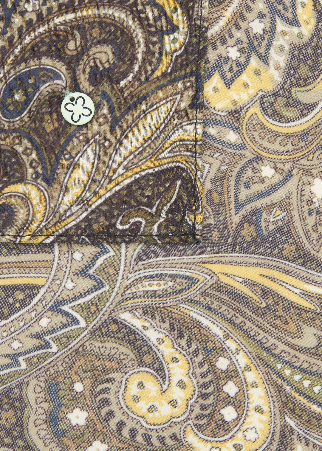 PRINTED SCARF RECYCLED POLYESTER PAISLEY grün-55X180CM, grün GRE3 Bild 3