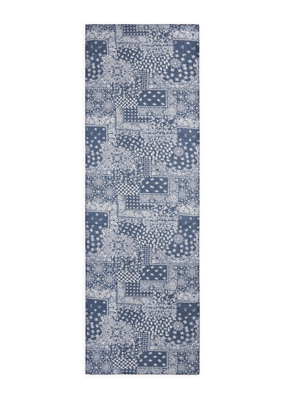 PRINTED SCARF RECYCLED POLYESTER BANDANAPRINT blau-55X180CM, blau BLU3 Bild 2