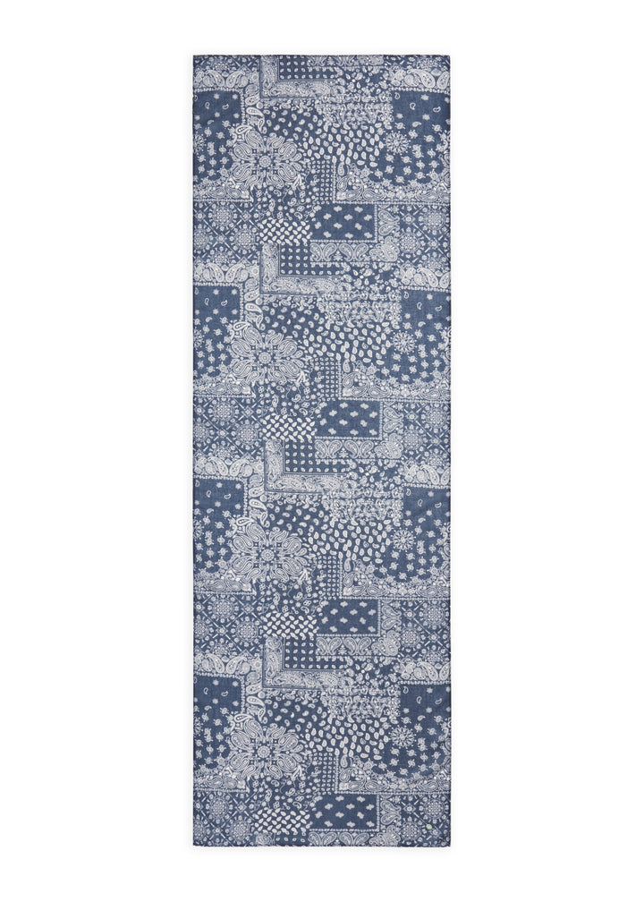 PRINTED SCARF RECYCLED POLYESTER BANDANAPRINT blau-55X180CM, blau BLU3 Bild 2