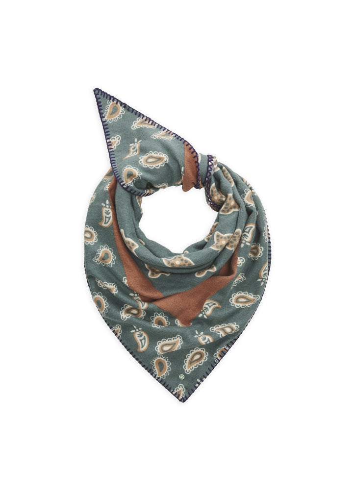 PRINTED TRIANGLE POLYESTER/VISCOSEPAISLEY braun-126X126X185CM, braun BRO3 Bild 1