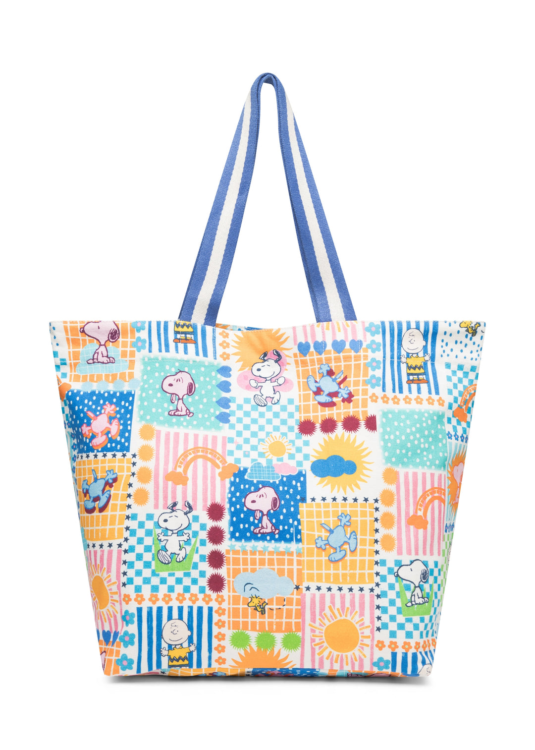 SHOPPER COTTON PEANUTS blau-52X39X20CM, blau BLU2 Bild 1