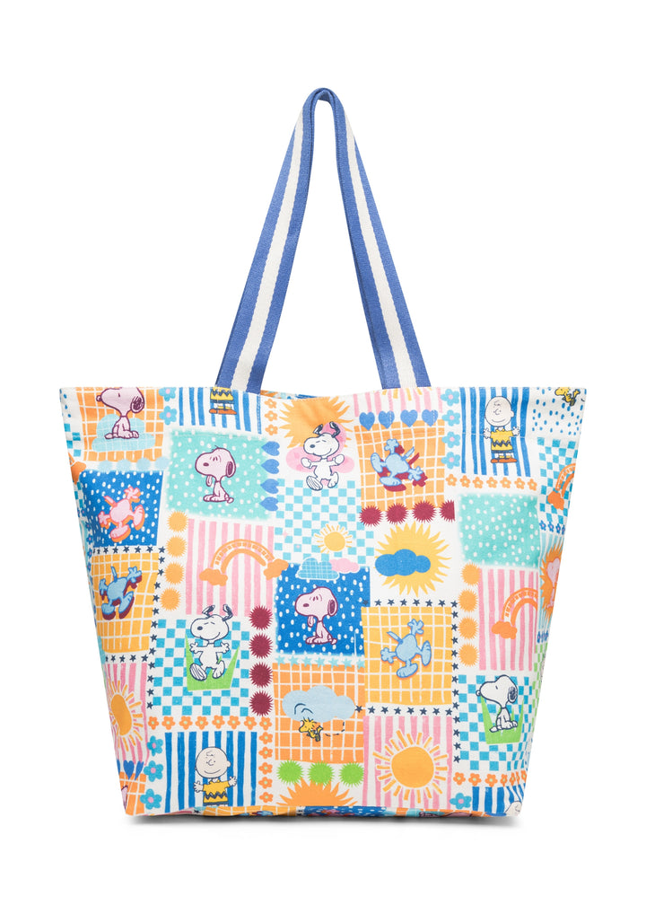 SHOPPER COTTON PEANUTS blau-52X39X20CM, blau BLU2 Bild 1