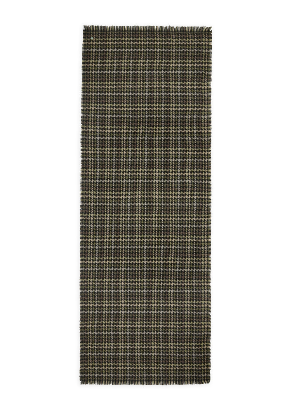 WOVEN SCARF POLYACRYL/WOOL CHECKS grün-70X180CM, grün GRE3 Bild 2