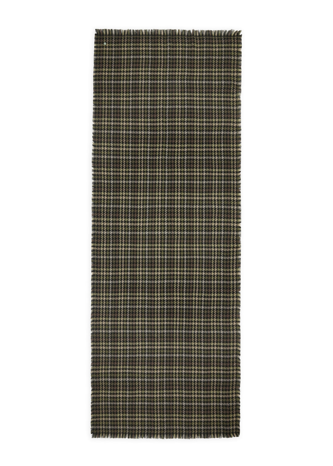 WOVEN SCARF POLYACRYL/WOOL CHECKS grün-70X180CM, grün GRE3 Bild 2