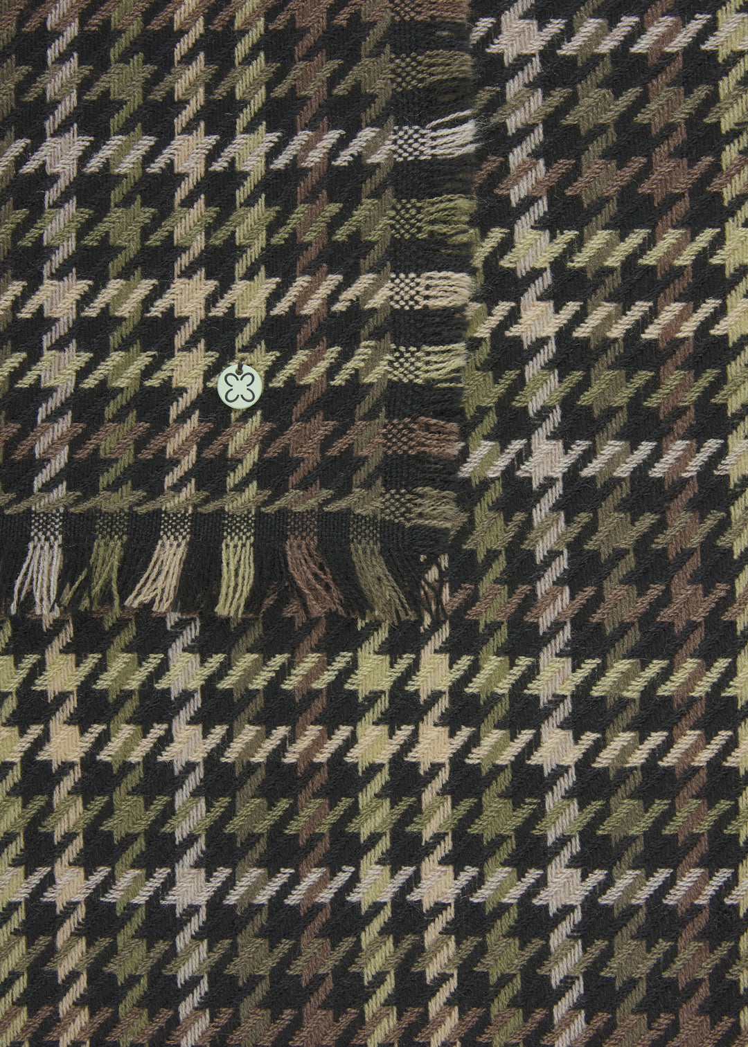 WOVEN SCARF POLYACRYL/WOOL CHECKS grün-70X180CM, grün GRE3 Bild 3