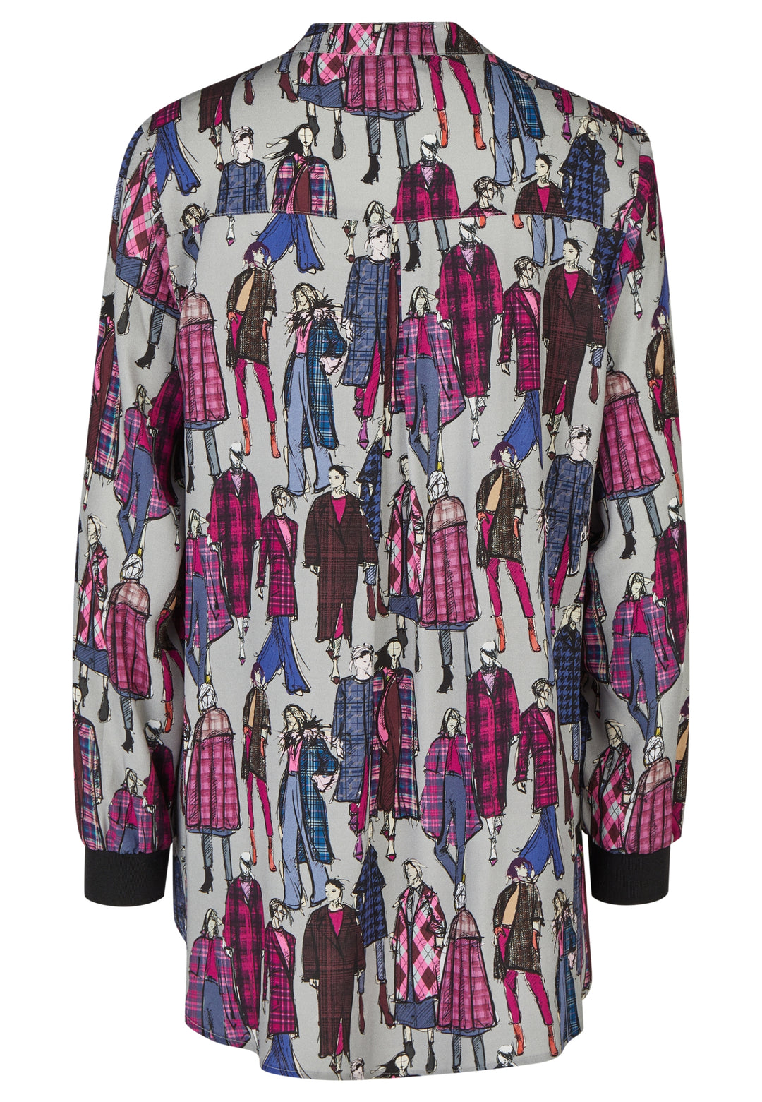 Bluse 1/1 Arm, Aubergine 49 Bild 2