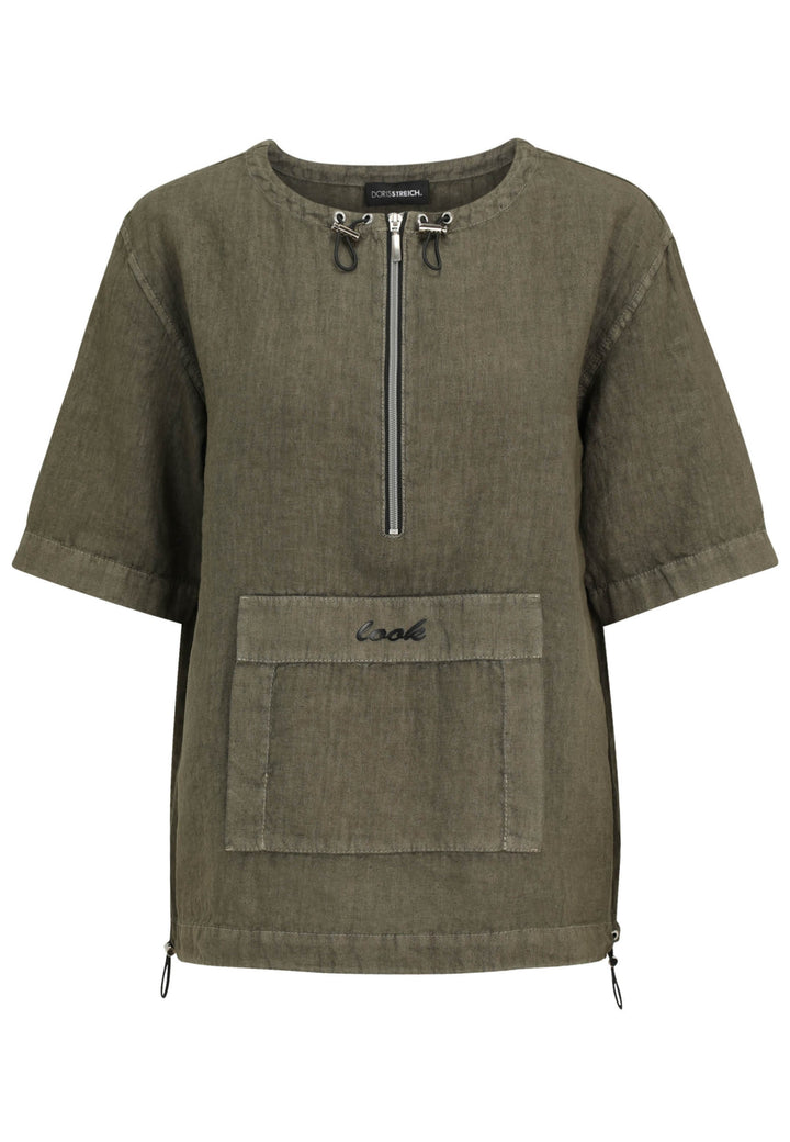 Bluse 1/2 Arm, Khaki 78 Bild 1