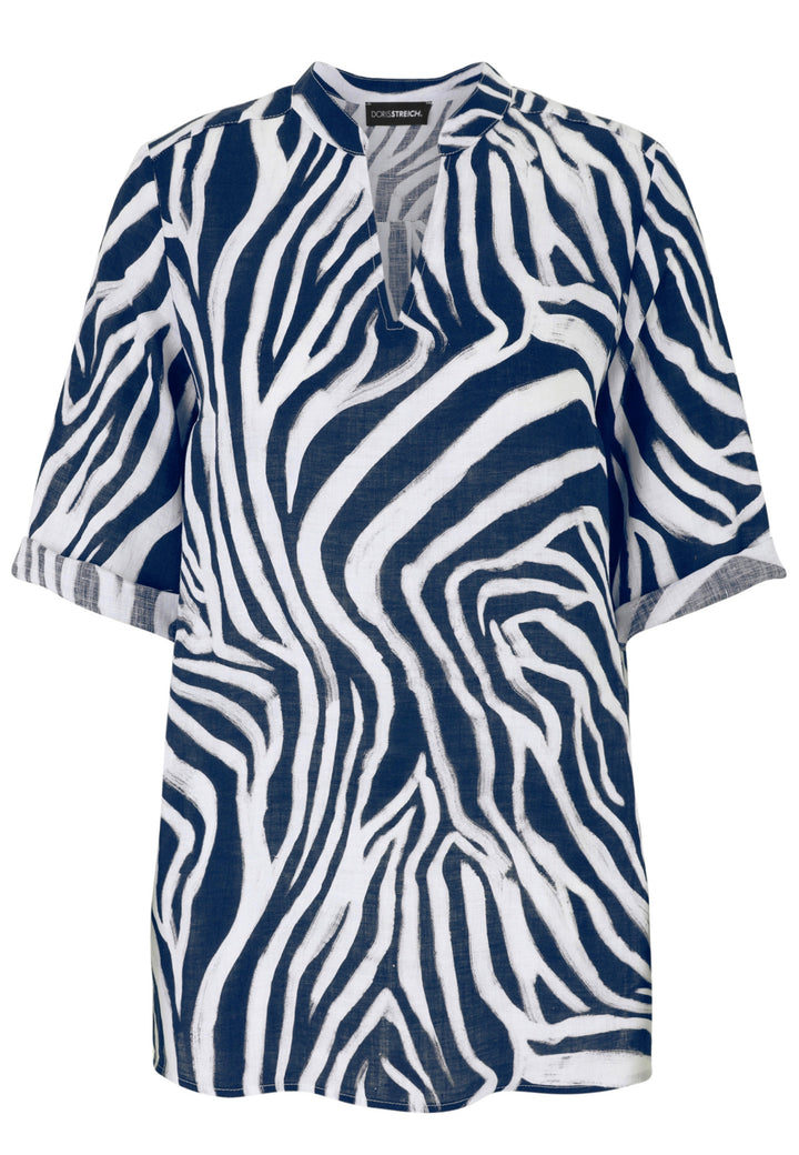 Bluse 1/2 Arm, Marine 50 Bild 1