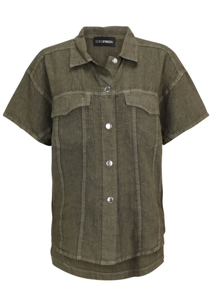 Jacke gewebt, Khaki 78 Bild 1